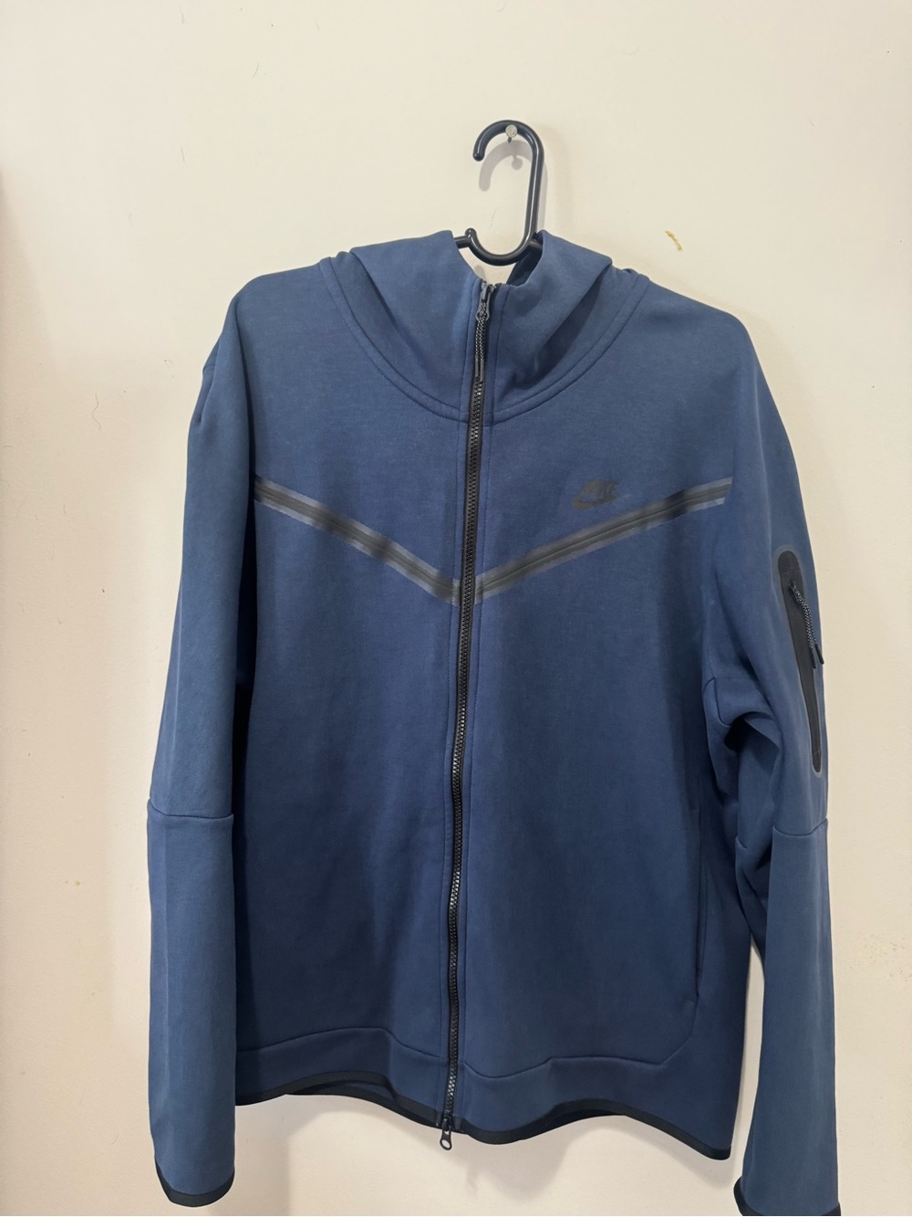 Nike Navy Blue Full-Zip Performance Hoodie